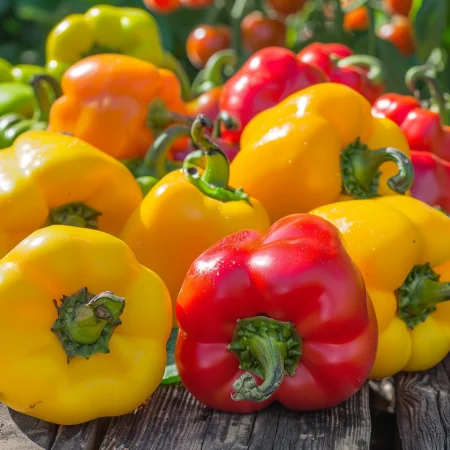 Блоковиден пипер – цветна смес (червен, жълт, виолетов, оран..