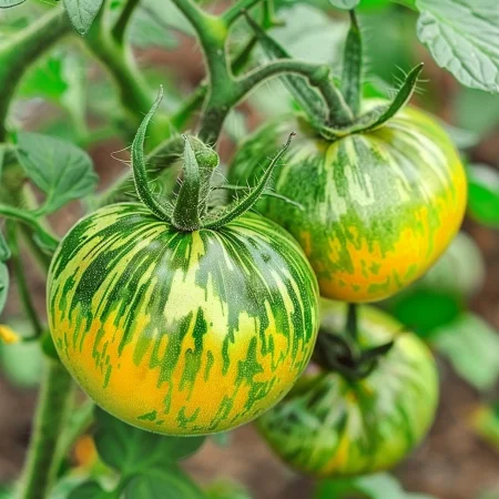 Домат Зелена Зебра